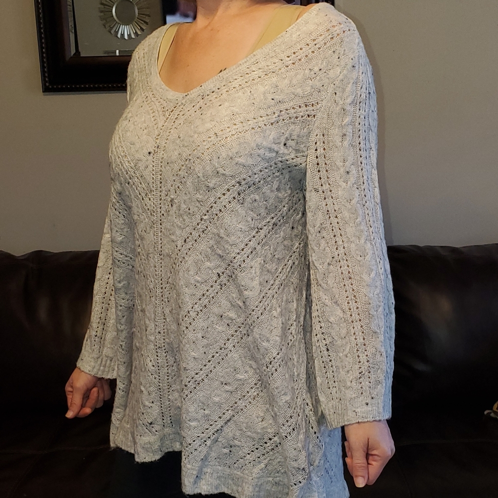 Gray sweater
